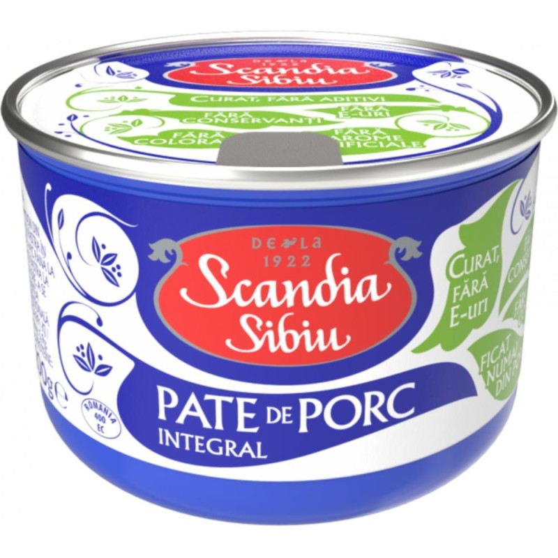 Pate de Porc Scandia Sibiu, 200 g