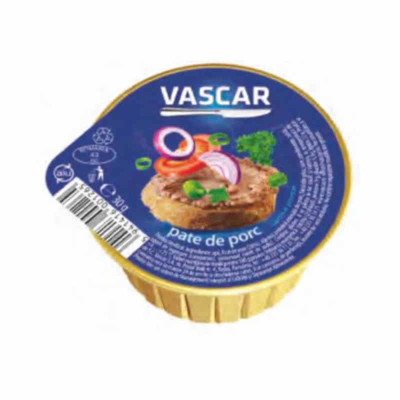 Pate de Porc Vascar, 30 g