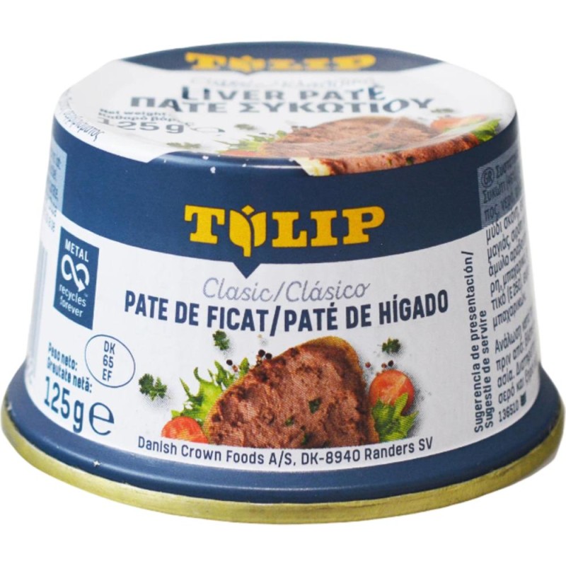 Pate din Ficat de Porc Tulip, 125 g