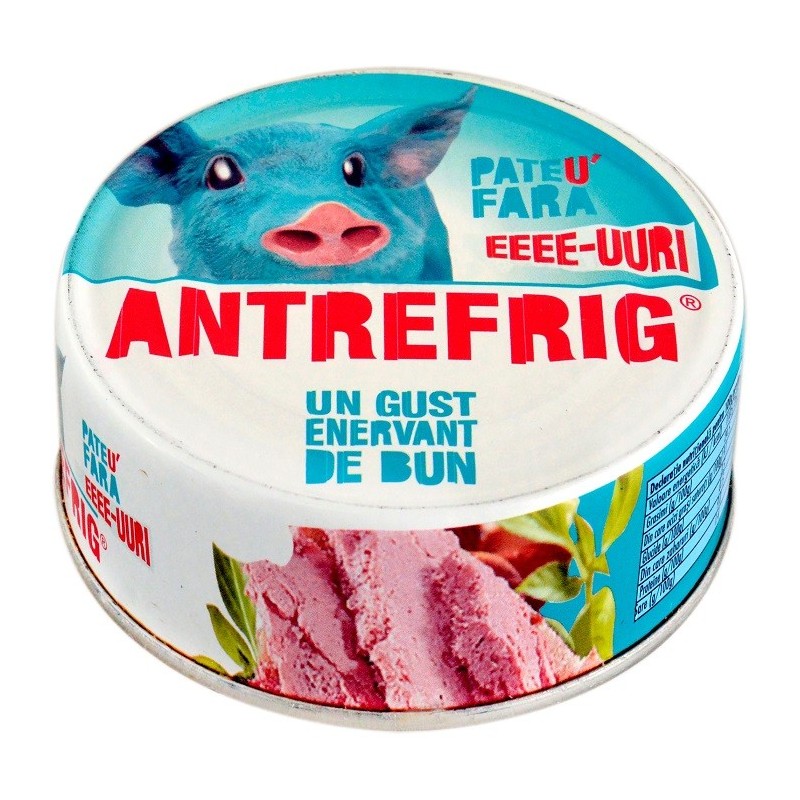 Pate Ficat de Porc, Antrefrig, Fara E-Uri, 100 G