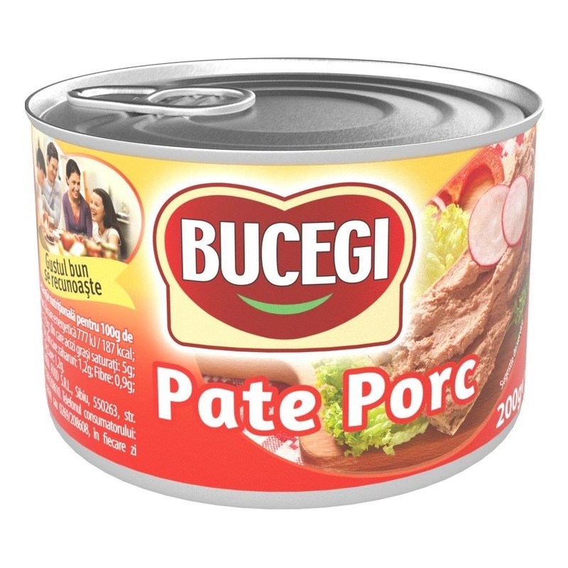 Pate Porc Bucegi 200 g