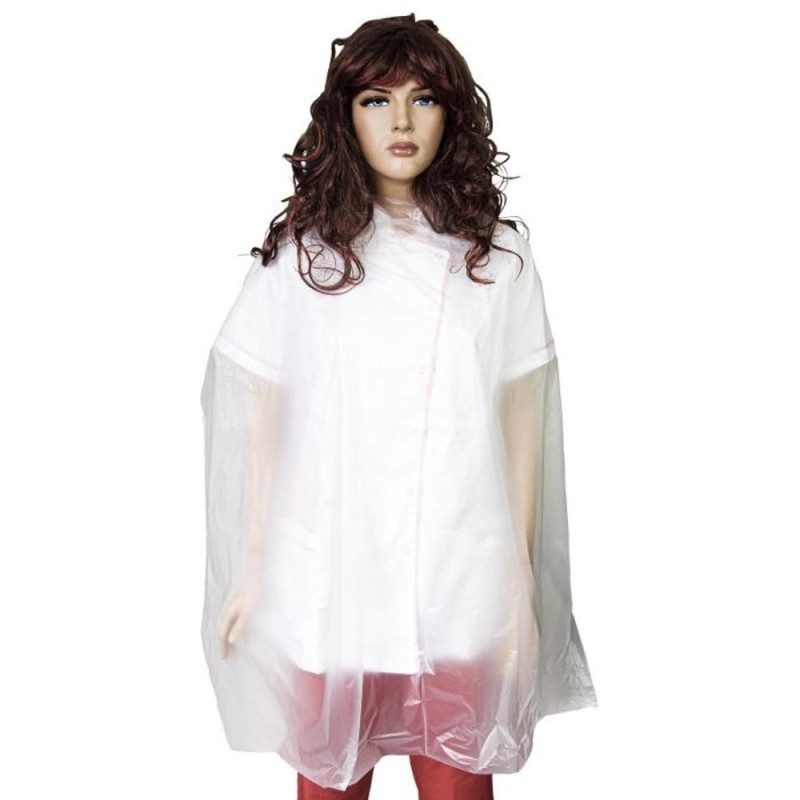 Pelerina pentru Tuns si Vopsit, 120 x 90 cm, Transparenta, de Unica Folosinta, Prima, 30 Bucati