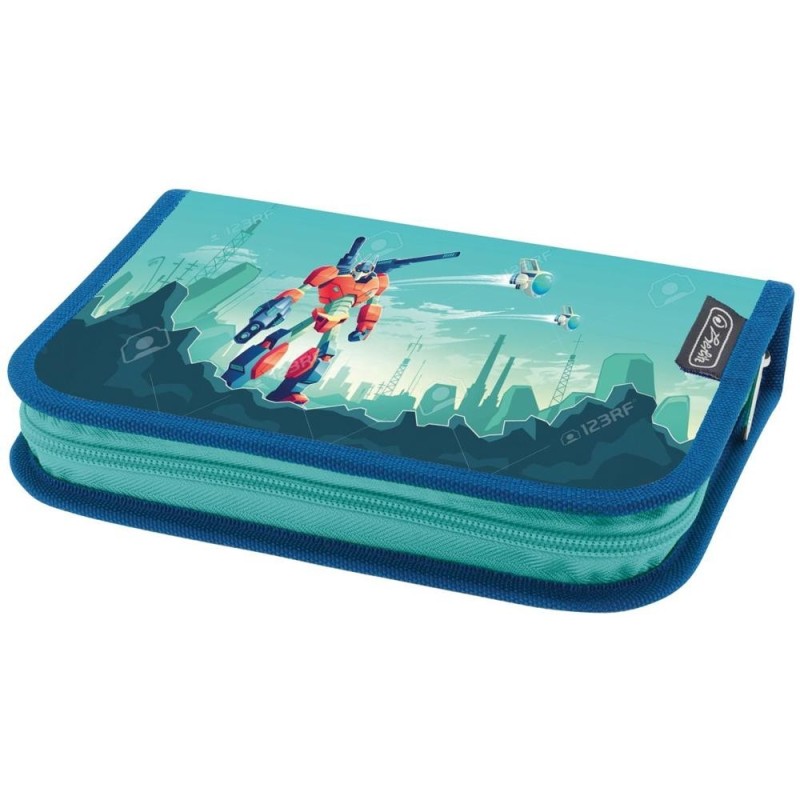 Penar Echipat, Robots, 34 Piese, 2 Clape, Herlitz