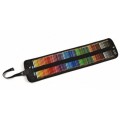 Penar Echipat, Roll-up Negru cu 72 Instrumente, Polycolor