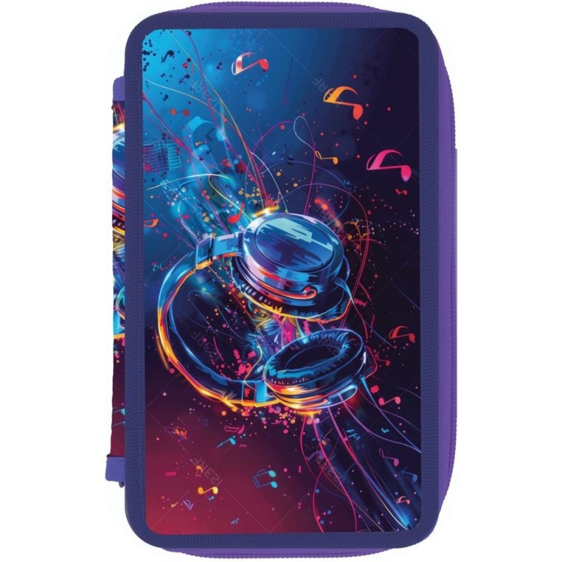 Penar Neechipat, Music, Albastru, 2 Compartimente, Herlitz