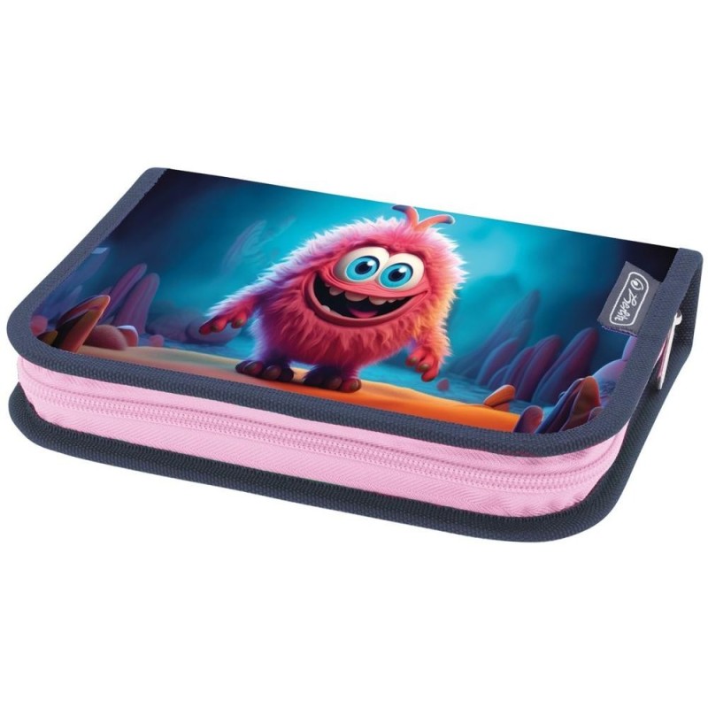 Penar Neechipat, Pink Monster, 1 Clapa, Multicolor, Herlitz