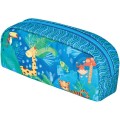 Penar Tip Etui, Motiv Jungle Safari, 1 Compartiment, Albastru