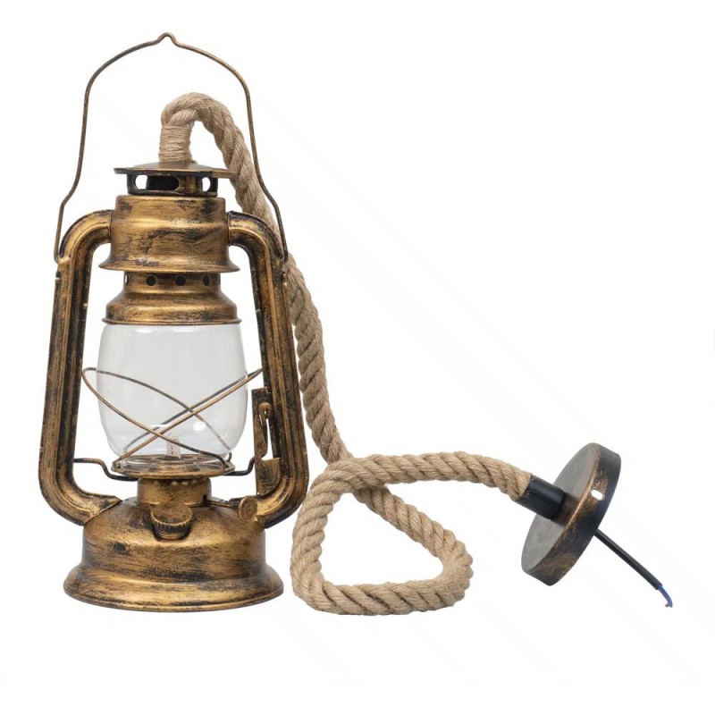 Pendul Z Tools, Felinar cu Funie, Dimensiuni 29 x 18 cm, E27, IP20