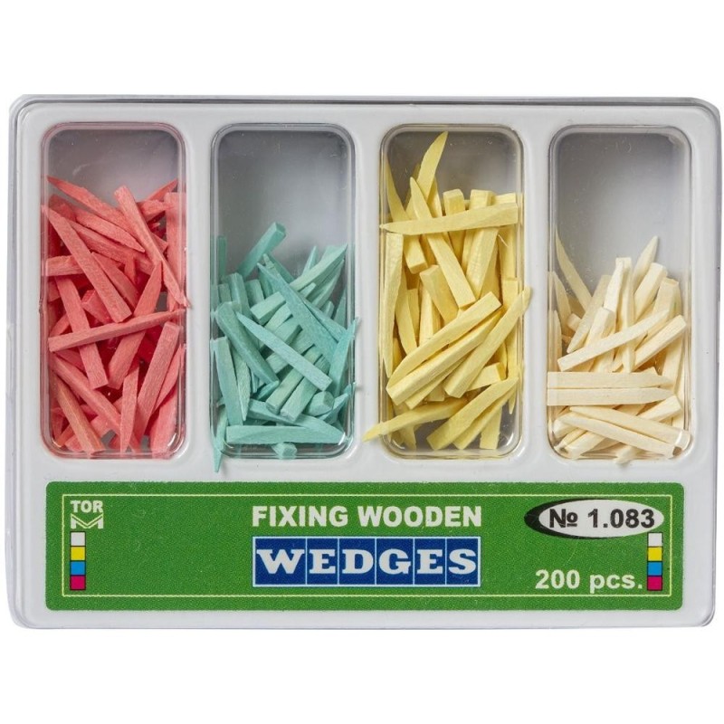 Pene Interdentare din Lemn Prima, Asortate, 200 Bucati