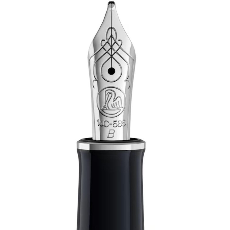 Penita B din Aur 14K/585, Placata cu Rodiu, pentru M605