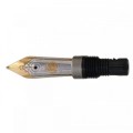 Penita EF din Aur 18K/750, Ornament Rodiu, pentru M420/450 Bicolora
