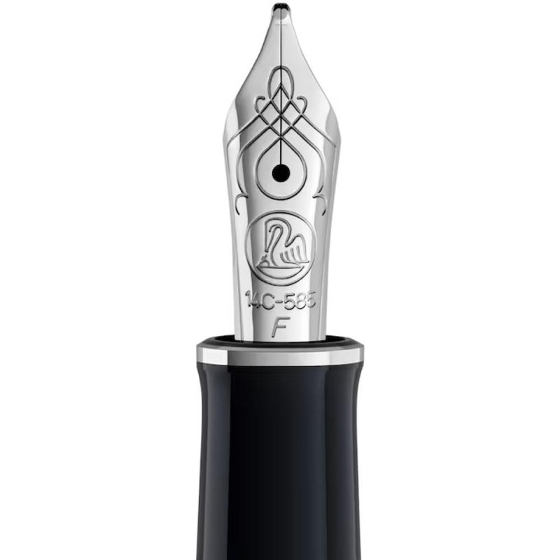 Penita F din Aur 14K/585, Placata cu Rodiu, pentru M605