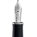 Penita M din Aur 14K/585, Placata cu Rodiu, pentru M605