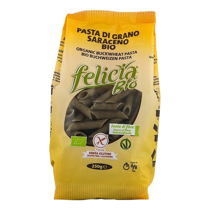 Penne BIO din Faina de Hrisca, 250 g, Felicia
