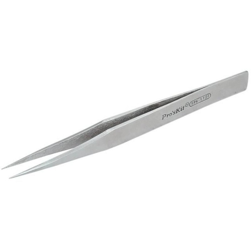 Penseta Dreapta Ascutita cu Varf Super Fin, 128 mm, Pro's Kit