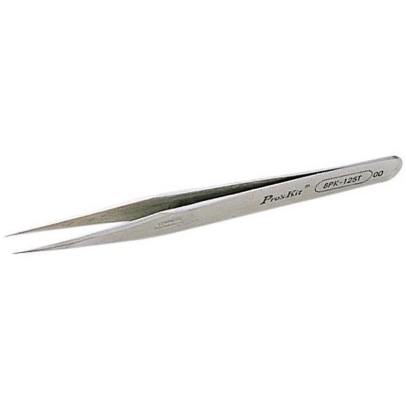 Penseta Dreapta cu Varf Super Fin, 120 mm, 1PK-125T Pro's Kit