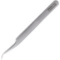 Penseta pentru Aplicarea Genelor False, Prima, Inox, cu Varfuri Curbate, 15 cm