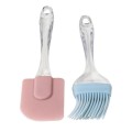 Pensula si Paleta din Silicon, 2 Bucati