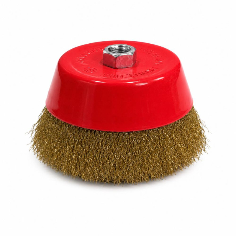 Perie Cupa de Sarma cu Fir Crimpat de 150 mm, pentru Curatare si Polizare, Smart Heater