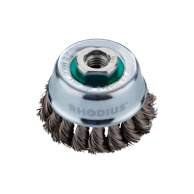 Perie Cupa pentru Inox / Otel, Etbz, 65 X 20 / M 14 X 2.0, Grosime Sarma 0.50, Turatie Max. 12 500