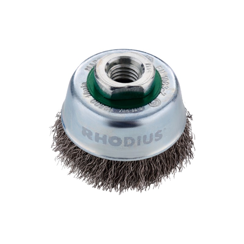 Perie Cupa pentru Inox / Otel / Neferoase, Etbw, 65 X 21 / M 14 X 2.0, Grosime Sarma 0.30, Turatie Max. 12 500