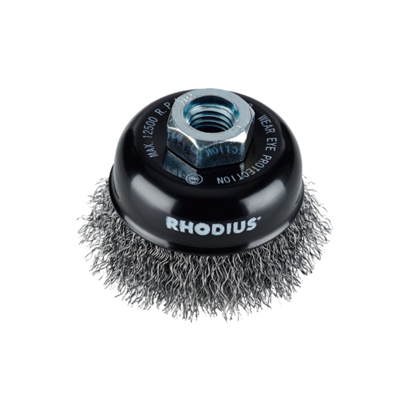 Perie Cupa pentru Otel, Stbw, 80 X 25 / M 14 X 2.0, Grosime Sarma 0.32, Turatie Max. 8 500