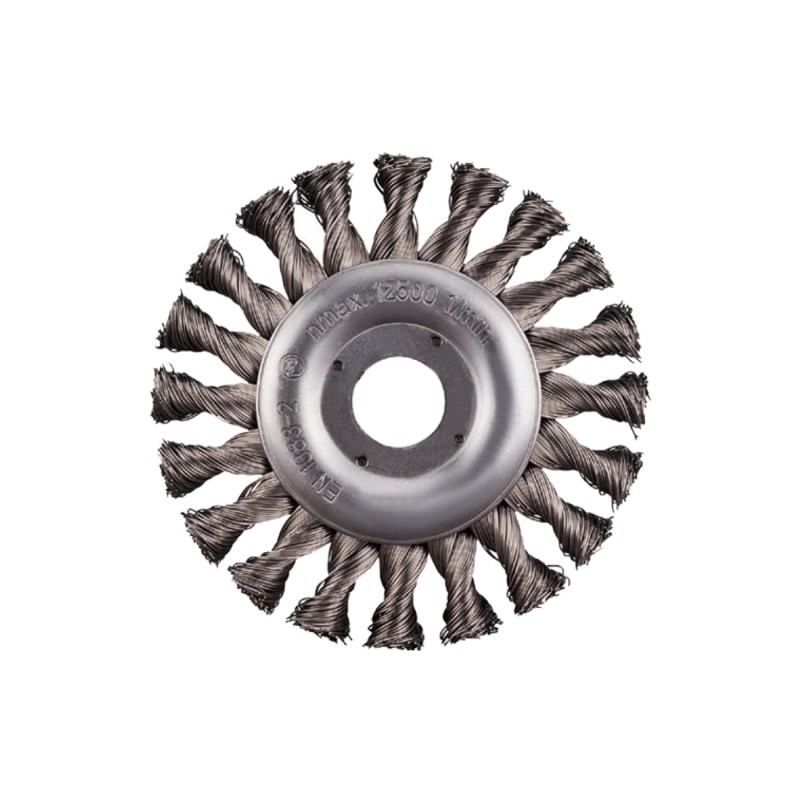 Perie Disc pentru Inox / Otel, Erbz, 115 X 12 X 23 X 22.23, Grosime Sarma 0.35, Turatie Max. 12 500