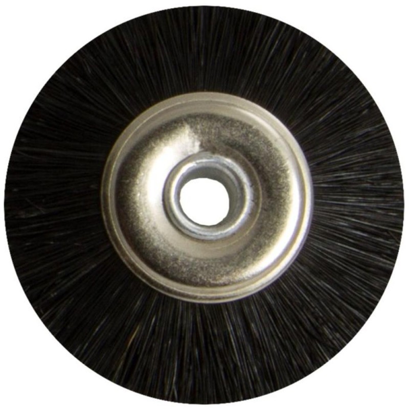 Perie Neagra pentru Lustruire Proteze Dentare, Diametru 49 mm, Prima