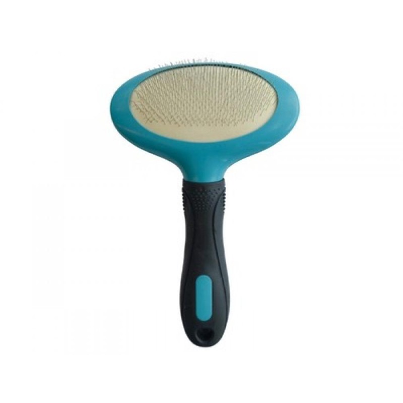 Perie Ovala pentru Caini Slicker, M-Pets