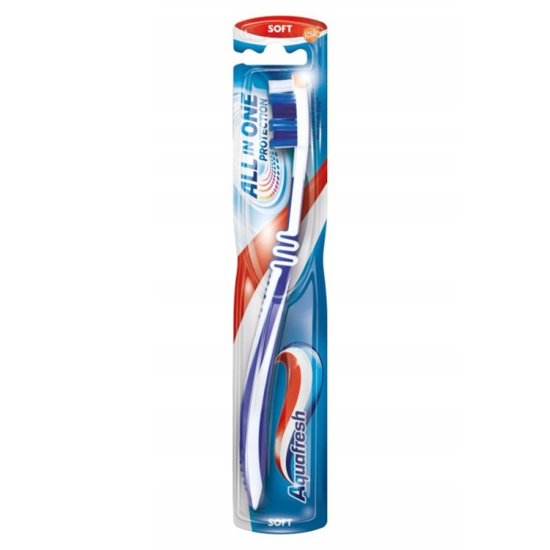Periuta de Dinti Aquafresh All In One Soft, cu Peri Moi