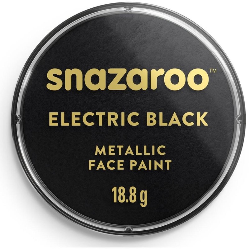Pictura pe Fata Snazaroo, Negru Electric, 18 ml