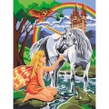 Pictura pe Numere Unicorn, 7 Culori, 22 x 30 cm
