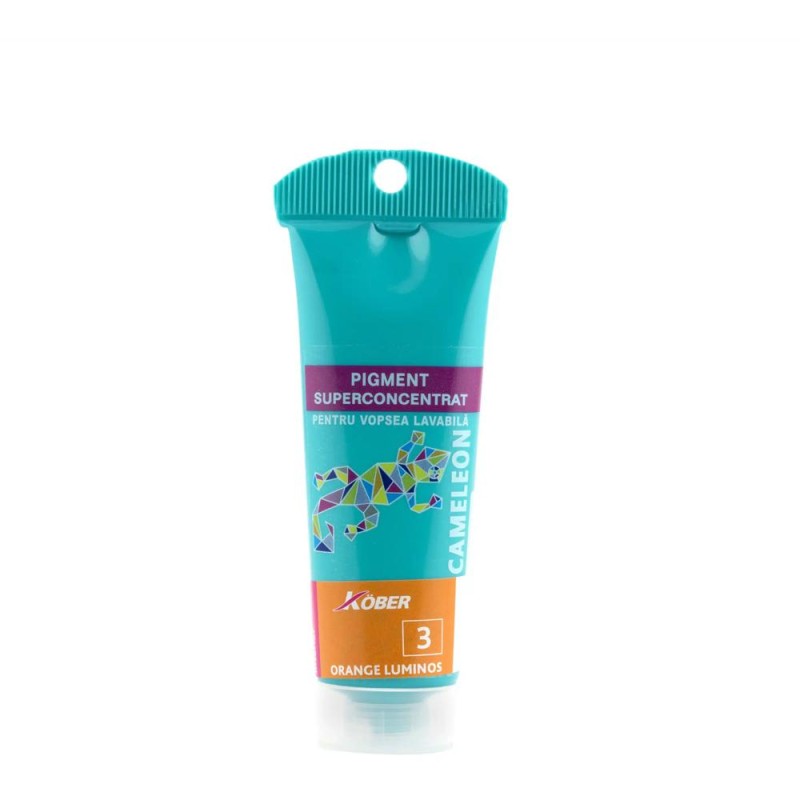 Pigment Superconcentrat, Kober, pentru Vopsele Lavabile, Orange Luminos, 30 ml
