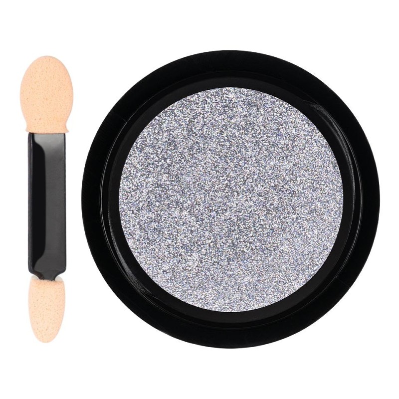 Pigment Unghii Mirror Powder Luxorise, Silver