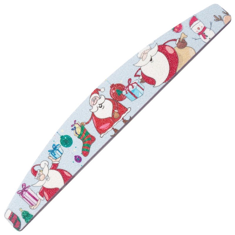 Pila Unghii Semiluna 120/180 Winter Edition, SensoPRO Milano, Santa'S Gifts