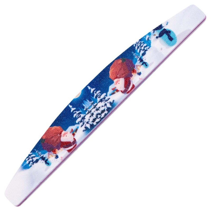 Pila Unghii Semiluna 120/180 Winter Edition, SensoPRO Milano, Santa'S Night