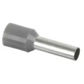 Pini pentru Cablu, Sectiune 2.5 mm, Gri, 100 Bucati