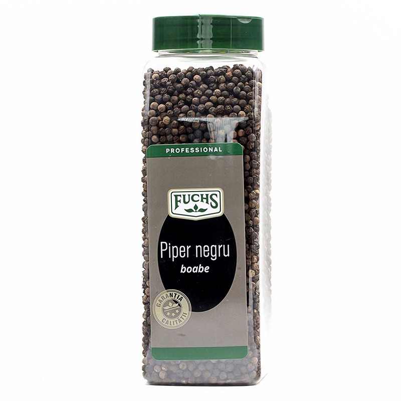 Piper Negru Boabe, Fuchs Mirodenii, Borcan 500 g