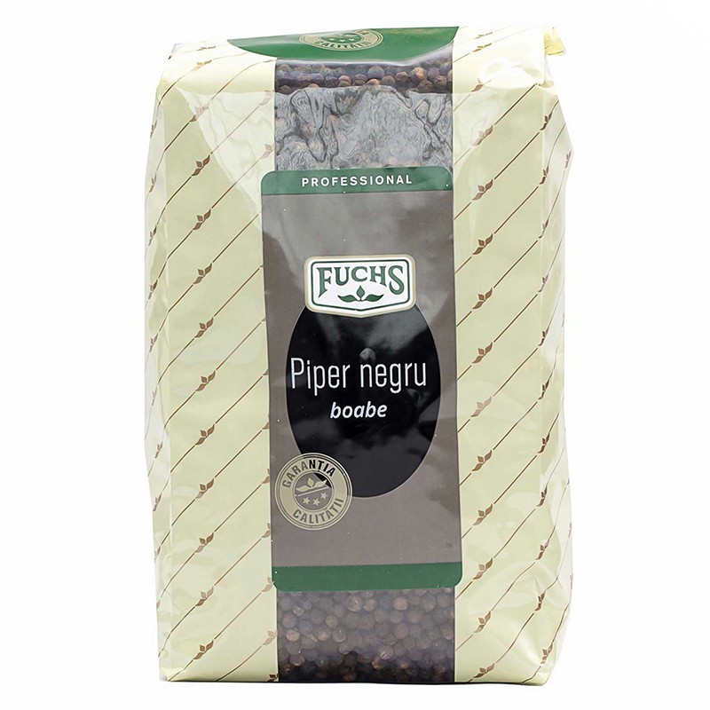 Piper Negru Boabe, Fuchs Mirodenii, Punga 1 Kg