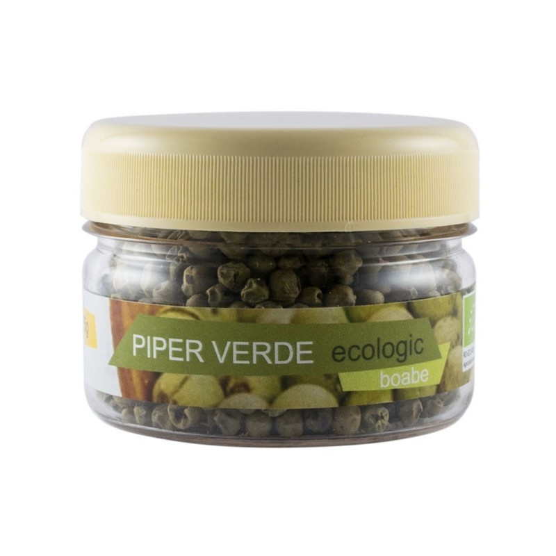 Piper Verde Boabe Bio, 15 g