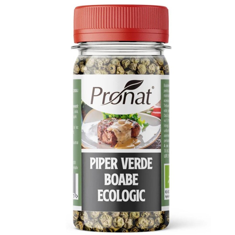 Piper Verde Boabe Pronat Pet Pack, Bio, 25 g