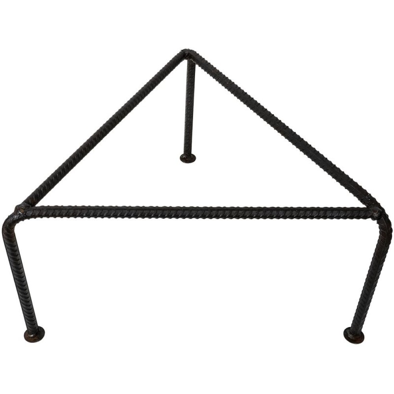 Pirostrie Triunghiulara Traditionala, Fier, Realizata Manual, 48 x 24 cm, Grosime 16 mm