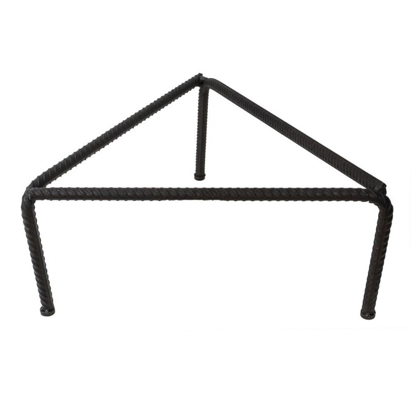 Pirostrie Triunghiulara Traditionala, Fier, Realizata Manual, 65 x 29 cm, Grosime 24 mm