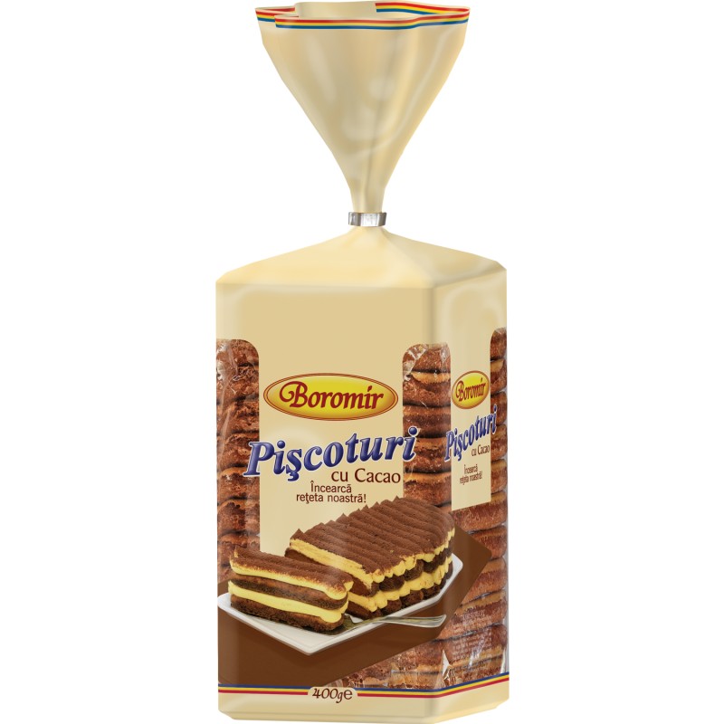 Piscoturi cu Cacao Boromir, 400 g
