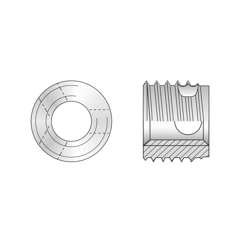 Piulita Ensat Norma 307 Otel Zincat-M10 X 10