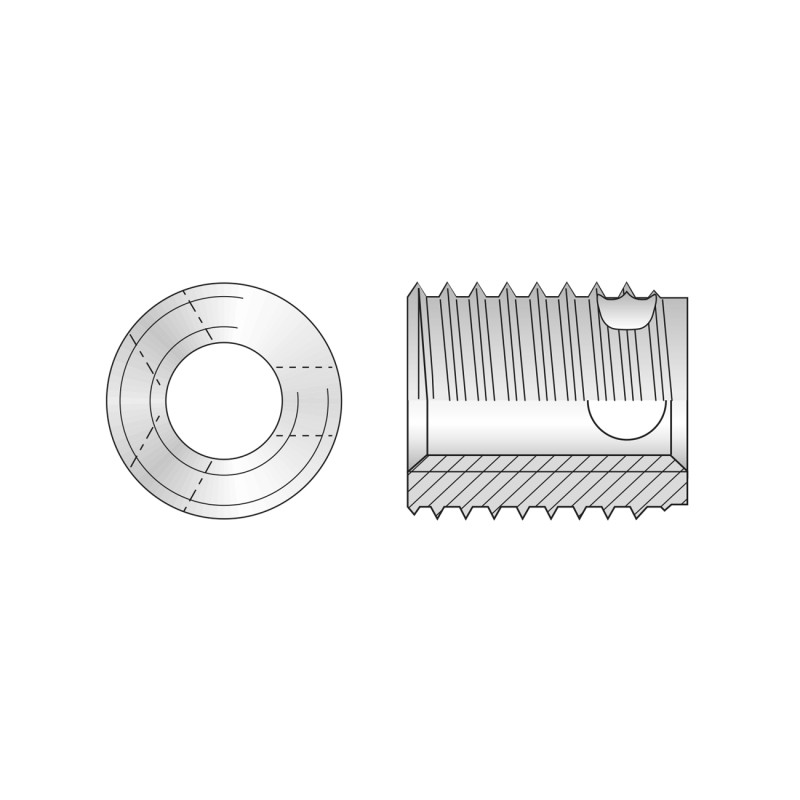 Piulita Ensat Norma 308 Otel Zincat-M4 X 8