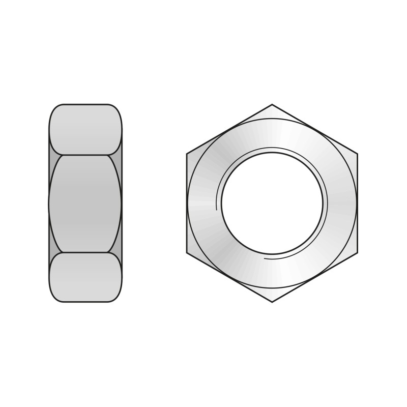 Piulita Hex Ip Inalta Rezistenta Pretensionare 6915 Otel Gr.10 Zincat-M12