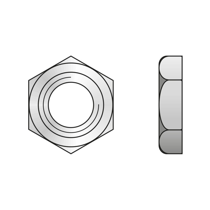 Piulita pentru Tevi Forma B 431 Otel Zincat-Bg34