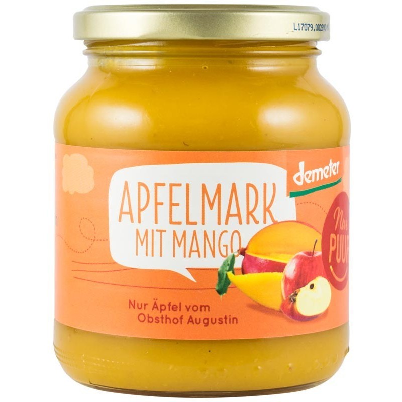 Piure Bio de Mere cu Mango, 360 g Nur Puur