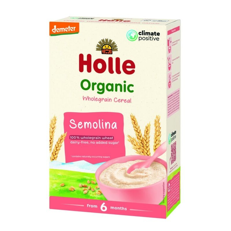 Piure din Gris Organic Eco, Holle Baby, 250 g